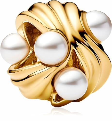 MSPOVOF Onde astratte Charm S925 ciondolo in argento sterling per bracciali e collane regalo di gioielli per donne