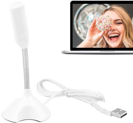 Generico Microphone USB | Condenser PC Plug & Play - HD Audio Supplies with Support Stand and Noise Reduction, for Content Creators