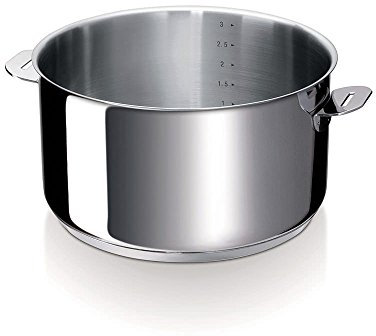 Bekaline 12326164 Evolution Corps de Casserole en acier inoxydable 16 cm, Argenté