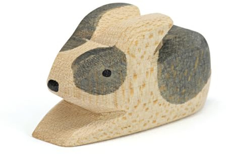 Ostheimer 15025 Kaninchen klein aus Holz Höhe 2cm Serie Tiere in Wald & Flur