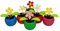 HAAC 2er Set Solar Wackelblume Blume - Botanik - Mittel - für Kinder, Lichtinteressierte - All Ages - Raumliche Argumentation, Beobachtungsgabe - unisex - Blumig