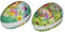 2er Set Bilderostereier zum Befüllen 9 cm bunt Sortiert, Ostereier, Osterdekoration, Eier, Füllei, Pappei, Papposterei