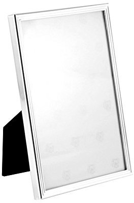 Brillibrum Design Bilderrahmen Silber Fotohalter Faden Rahmen versilbert Hochformat Bilderrahmen Fotoformat 6x9