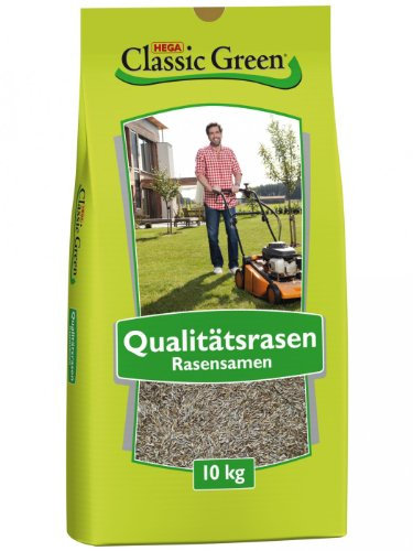 Classic Green Rasen Mischung zum Begrünen 10kg, Rasensamen, Rasensaat