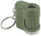 Carson MicroMini 20x LED Taschenmikroskop mit UV-Licht und Taschenlampenfunktion, Safari Green (MM-280G)