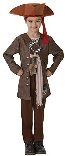 Rubie's 630788M Offizielles Disney-Kinderkostüm Fluch der Karibik Jack Sparrow