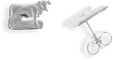Echt Sterling Silber 925 Ohrstecker Kuh (Art.811031)