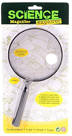 Johntoy Science Explorer Lupe mit doppelter Linse