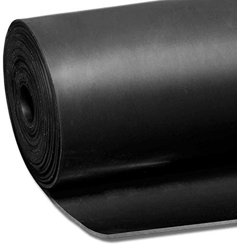 Smooth Rubber Floor Matting Roll | 3mm Thick SBR | 1.5m Wide | 1m Long | 1.5 SQM