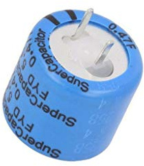 FYD0H474ZF Capacitor: electrolytic 0.47F 5.5VDC ESR: 65Ω THT -20-+80% KEMET