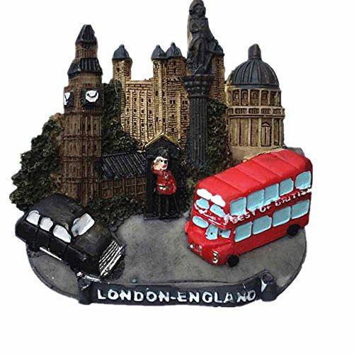 3D-Kühlschrankmagnet, London, England, Souvenir, Geschenk, Heim- und Küchendekoration, London-Kühlschrankmagnet