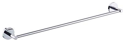 202350150 Modern Design Handtuchhalter, Stange aus Edelstahl, verchromt, glänzend (Handtuchhalter 50cm)