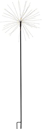 LED Weihnachtsdeko Firework von Star Trading, Stehlampe mit Erdspieß Weihnachten in Schwarz für außen, Feuerwerk warmweiß, mit Kabel, Höhe: 110 cm, IP44