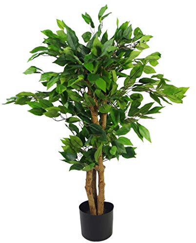 Leaf Künstlicher Ficusbaum, 90 cm, Buschig