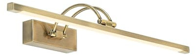Lucande LED Wandleuchte, Wandlampe Innen Felena in Bronze aus Aluminium (1 flammig) - Bilderleuchte Wandstrahler Wandbeleuchtung Schlafzimmer/Wohnzimmer Wohnzimmerleuchte