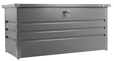 Zipper ZI-GAB132AN Aufbewahrungsbox Futterbox Gartenbox 130cm Breite 80kg grau