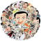 Mr. Bean Aufkleber, 50 Stück, Vinyl, niedliche Anime-Aufkleber für Laptop, Skateboard, Wasserflasche, Gepäck, Computer, Handy, Gitarre, Fahrrad, Auto, wasserdicht, lustige Cartoon-Aufkleber für