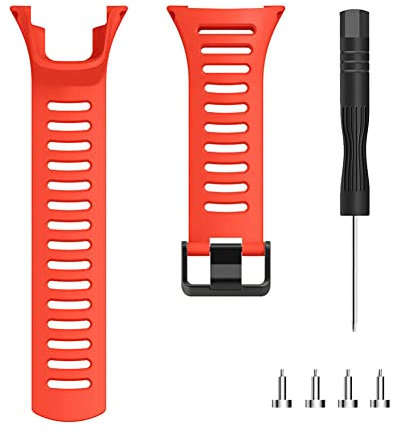 Sport Cinturino in Gomma Braccialetti per Suunto per Ambit 3 2 1 2S 3P 3R Smart Watch Band Braccialetti, Rosso