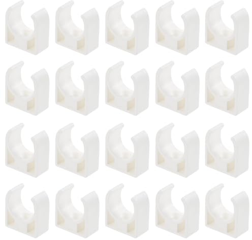 ULTECHNOVO Motor Fixing Clips 20 Pack U-Shaped Plastic Dc Motor Mounting Brackets Support Clamps for Small Electric DIY Projects