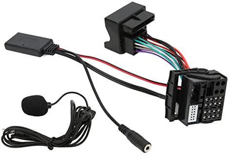 Kit Bluetooth Bluetooth 5.0 Câble D'entrée Auxiliaire avec Micro Radio Rd4 Adaptateur D'entrée Auxiliaire sans Fil de Remplacement pour Citroen C2 C3 C4Avec Câble Adaptateur (Avec