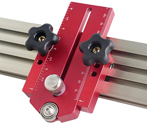 Table Saw Limit Fence, Dünn Rip Tischsäge Jig Thin Rip Tablesaw Jig Versenkbar Verstellbar Thin Rip Jig Table Saw Jig Guide Tischkreissägen-Vorrichtung Für Router Oder Bandsägen