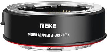 Meike MK-EFTR-071X Enfoque automático 0.71x Lente de Refuerzo de Velocidad instalada en Modo APS - C Canon EF Lente de instalación a Cámara de instalación de Canon RF EOS R EOS RP R5 R6 R10 C70