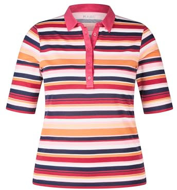 Rabe T-Shirt Gestreift - Polokragen, Kurzarm
