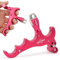 ZSHJGJR Bogenschießen Compound Bogen Release Aids 4 Finger Aluminiumlegierung Compound Bogen Release Einstellbare Empfindlichkeit Caliper 360 Grad Klemmkopf (Rot)