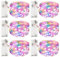 litogo 6 Stück LED Lichterkette Batterie mit Timer, 3M 30 LED Kupferdraht Lichterkette Innen, lichterketten batteriebetrieben (AA Batterie) für Party Weihnachten Halloween Hochzeit Deko, Mehrfarbig