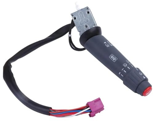 ZHjLut Kompatibel mit Benz für Actros 1996 1997 1998 1999 2000 2001 2002 Auto-Blinker-Scheinwerferschalter A0085450124 Schalter der Lenksäule
