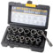 Lot de 14 extracteurs d'écrous, 6,35 à 19 mm, kit d'extracteurs de vis, extracteur de vis, pour enlever les écrous et vis endommagés et rouillés