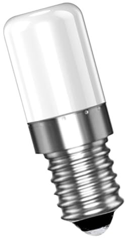Bombilla para refrigerador,Reemplazo de bombilla para refrigerador,Iluminación para electrodomésticos de frigoríficos y congeladores | Iluminación del aparato del congelador 2w, luz LED 200lm para ref