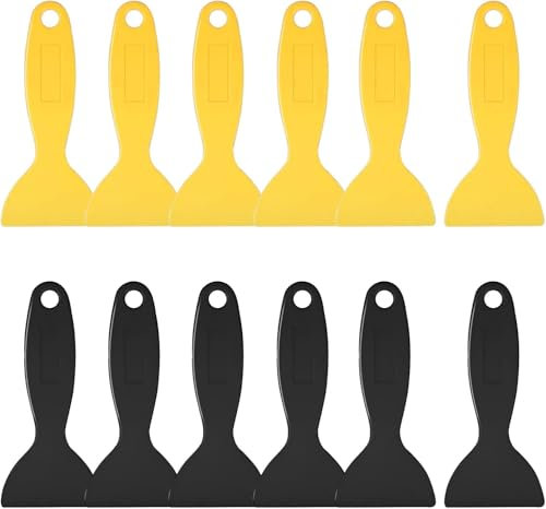 Lot de 12 spatules en plastique pour impression 3D, grattoir flexible en résine, outils d'élimination des bulles d'air, outil d'installation pour impression 3D.