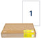 AVERY Zweckform 8027 Versandetiketten (300 Klebeetiketten A4, 210x297mm auf A4, bedruckbare Versandaufkleber für Hermes, DHL, GLS, DPD, UPS, Fedex, selbstklebende Adressetiketten, 3478) 300 Blatt