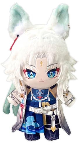 KUKUShining Honkai Star Rail Kuscheltier, 20cm Anime Ankleidepuppe Mit Kleidung Süßes Weiches Plüschtier Als Geschenk for Gamer Fans(Feixiao)