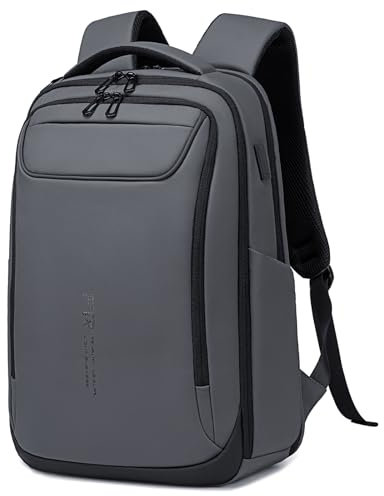 FENRUIEN Business Laptop Backpack for 15.6 Inch 1800D Business Backpack Men with Charging Port Computer Bag Durable Anti-Theft High-Tech Daypack Water-Resistant Casual Daypack
