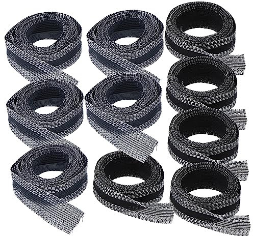 NUOBESTY 12stücke Bügel-saumband Für Kleidung Iron Hemming Tapes Für Hosen Jeans Röcke Nähzubehör Schwarz Und Total Langlebig Und