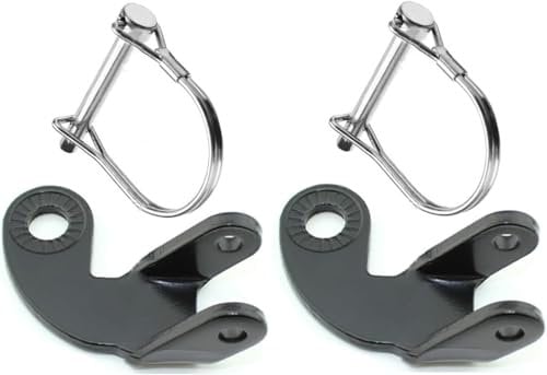 Fahrradanhänger Kupplung 2 Stücke Fahrrad Anhängerkupplung, Anhängerkupplung mit Sicherungsstift für Qeridoo Modell Kinderkarren, Hundeanhänger, Haustierkarren, Lebensmittelkarren