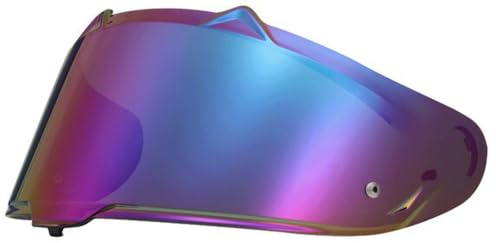 LS2, Helmvisier FF807 CHALLENGER II / FF817 DRAGON (Triangle Shape), Regenbogen