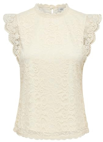 JDY Damen Jdylotas S/L Lace Top JRS Noos Jdylotas S/L Lace Top JRS Noos (1er Pack)