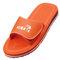 Kubota Claquettes à scratch Femme – Sandales été – Claquettes avec fermeture auto-agrippante – Chaussures pour piscine et plage – Chaussons – Orange – 42