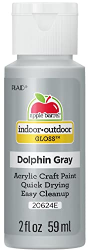 Apple Barrel Acrylic Paint, Grey, 2oz