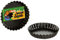 Ibili 820412 Mini Moule à Tarte Dentèle Moka, Aluminium, Noir, 12 cm, 12.2 x 2 cm