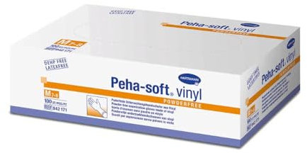 Peha-soft vinyl powderfree unsteril - Gr- X-Small - PZN 06682414 - (100 Stück).