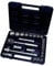 Hilka 01202502 1/2-inch unidad de llaves de vaso métricas (25 piezas)