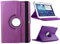 Theoutlettablet® Funda Giratoria 360º para Tablet Bq Aquaris M10 10.1 Book Cover Case Protección Delantera y Trasera Color Morado