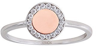 Xenox Schmuck Damen Ring TWIST & CHIC 925 Silber Rosé