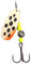 Savage Gear Caviar Spinner, Hechtköder, Angelköder, Kunstköder, Barschköder, Zanderköder, Köder für Hecht, Zander, Barsch, Forellenköder, Barschspinner, Forellenspinner, Hechtspinner, Farbe:Firetiger, Größe / Gewicht / Packungsinhalt:Gr. 2 / 6g