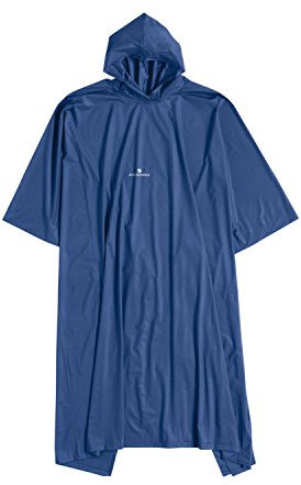 Ferrino Kinder Poncho Regenponcho, Blau, 130 cm