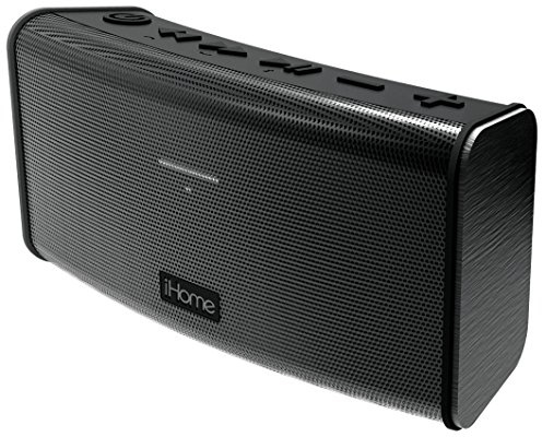iHome iBT33 Negro - Altavoces portátiles (Inalámbrico y alámbrico, Negro, Rectángulo, Digital, IPX4, Universal)